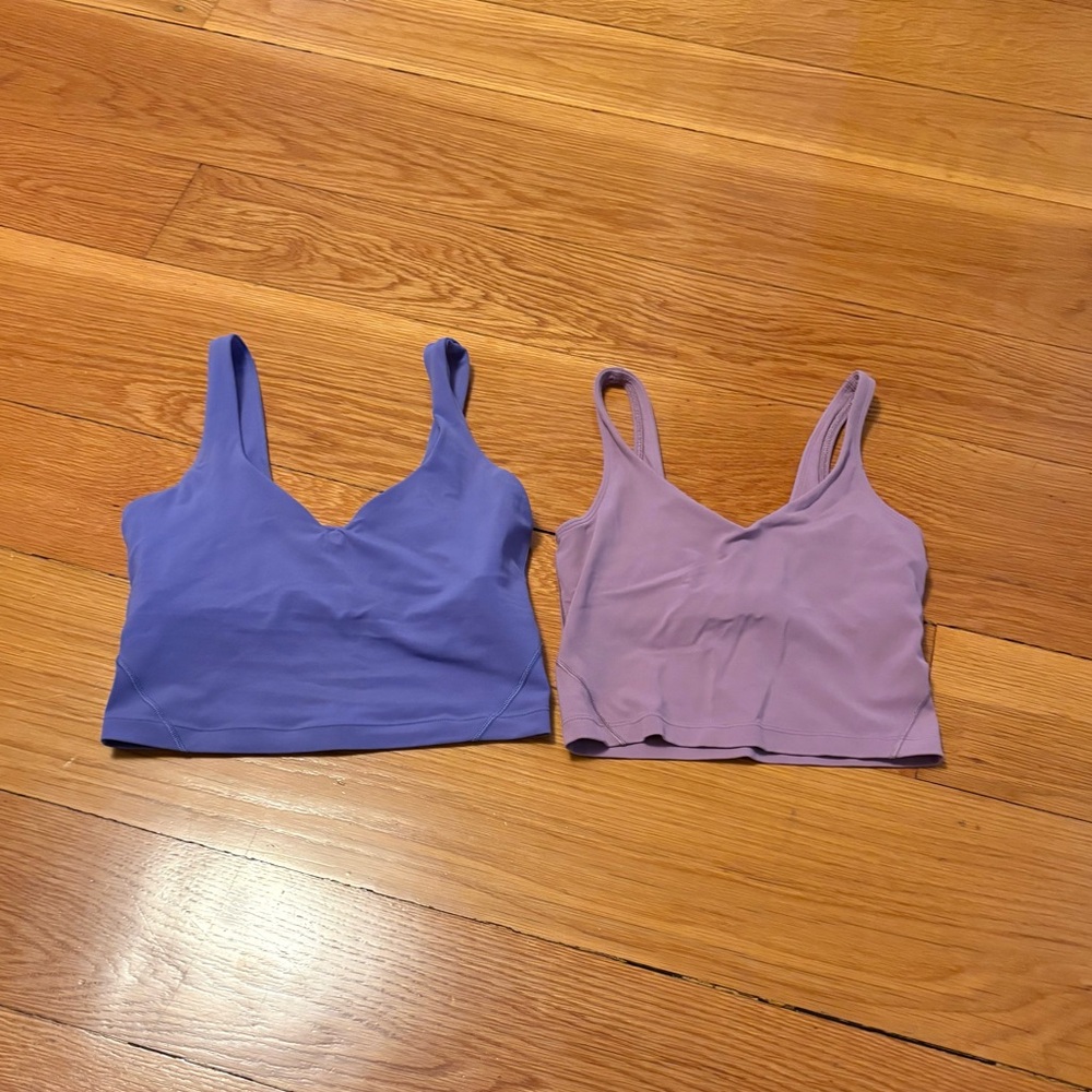 Lululemon Set of Align Tanks Purple